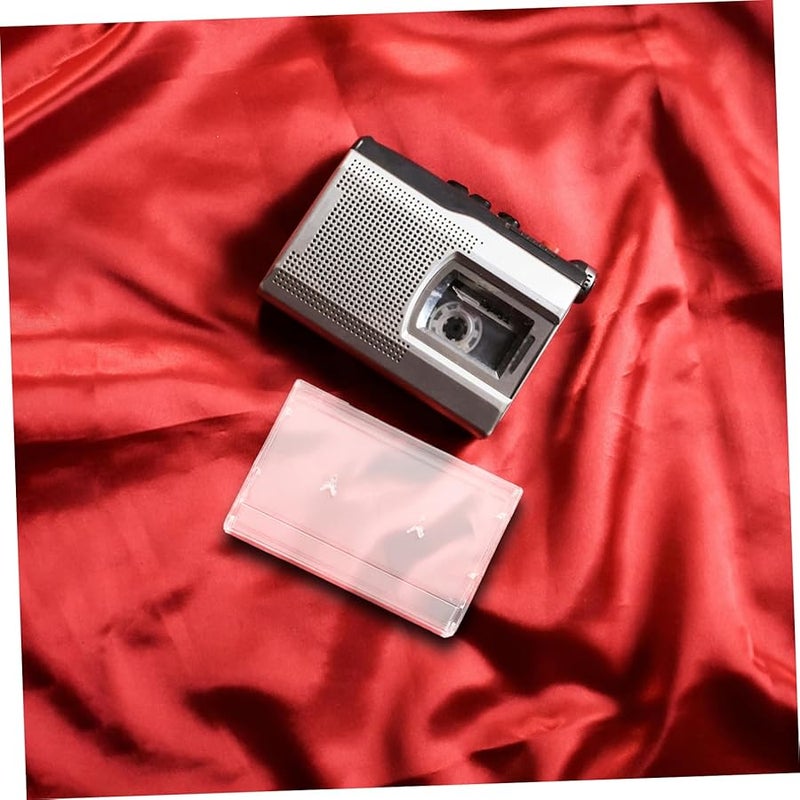 Transparent Cassette Tape Storage Box 2 Pack Durable Plastic Case For Audio Tapes - Image 5